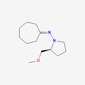 N-[(2S)-2-(methoxymethyl)pyrrolidin-1-yl]cycloheptanimine