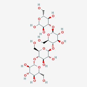 molecular formula C24H42O21 B1446408 Glc(b1-4)Glc(b1-4)Glc(b1-3)Glc CAS No. 58484-02-9