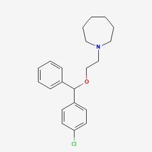 1-{2-[(4-Chlorophenyl)(phenyl)methoxy]ethyl}azepane