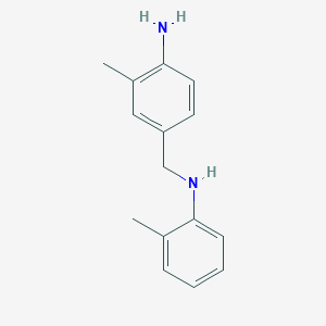 2-Methyl-4-[(2-methylanilino)methyl]aniline