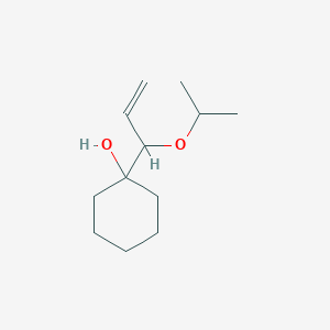 1-{1-[(Propan-2-yl)oxy]prop-2-en-1-yl}cyclohexan-1-ol