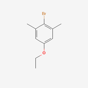 molecular formula C10H13BrO B1446478 2-Bromo-5-ethoxy-1,3-dimethylbenzene CAS No. 91799-52-9