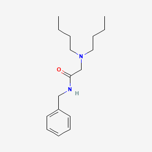 Acetamide, 2-(dibutylamino)-N-(phenylmethyl)-