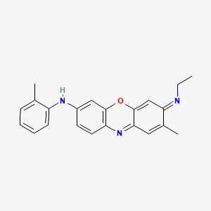 3-(Ethylimino)-2-methyl-N-(o-tolyl)-3H-phenoxazin-7-amine