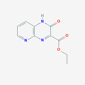 molecular formula C10H9N3O3 B1446489 Ethyl 2-hydroxypyrido[2,3-b]pyrazine-3-carboxylate CAS No. 114983-15-2