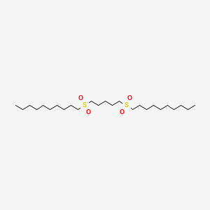 Pentane, 1,5-bis(decylsulfonyl)-