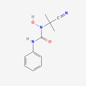 N-(2-Cyanopropan-2-yl)-N-hydroxy-N'-phenylurea