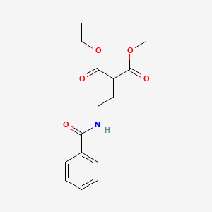 Diethyl[2-(benzoylamino)ethyl]propanedioate