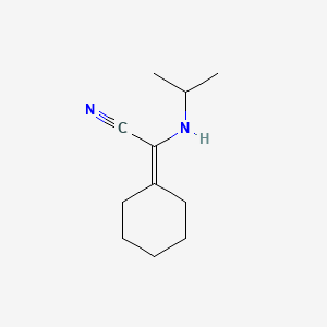 Cyclohexylidene[(propan-2-yl)amino]acetonitrile