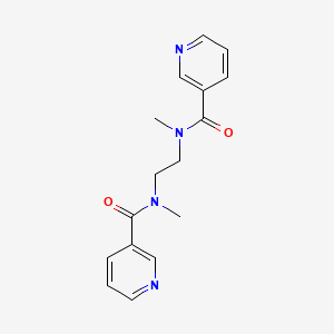 N,N'-(Ethane-1,2-diyl)bis(N-methylpyridine-3-carboxamide)