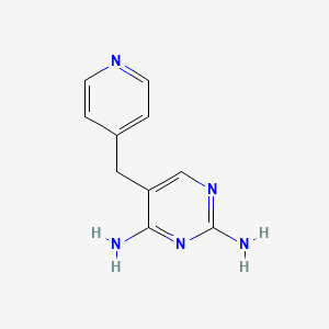 Pyrimidine, 2,4-diamino-5-(4-pyridylmethyl)-