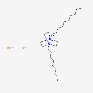 1,4-Didecyl-1,4-diazabicyclo[2.2.2]octane-1,4-diium dibromide