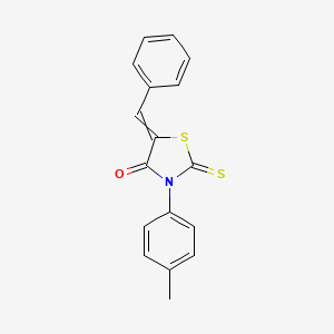 4-Thiazolidinone, 3-(4-methylphenyl)-5-(phenylmethylene)-2-thioxo-