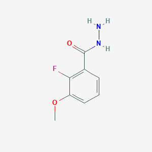 molecular formula C8H9FN2O2 B1446509 2-Fluoro-3-methoxybenzohydrazide CAS No. 1517213-24-9