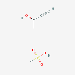 Methanesulfonic acid--(2S)-but-3-yn-2-ol (1/1)