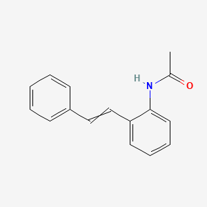 Acetamide, N-[2-(2-phenylethenyl)phenyl]-