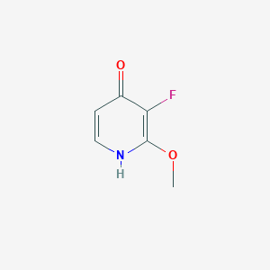 molecular formula C6H6FNO2 B1446515 3-Fluoro-4-hydroxy-2-methoxypyridine CAS No. 1227511-87-6