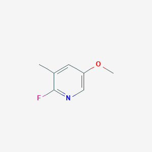 molecular formula C7H8FNO B1446517 2-Fluoro-5-methoxy-3-methylpyridine CAS No. 1228898-05-2