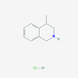 molecular formula C10H14ClN B144652 4-甲基-1,2,3,4-四氢异喹啉盐酸盐 CAS No. 111661-47-3