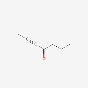 molecular formula C7H10O B14465211 Hept-2-yn-4-one CAS No. 71932-98-4