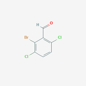 molecular formula C7H3BrCl2O B1446533 2-Bromo-3,6-dichlorobenzaldehyde CAS No. 1114809-26-5