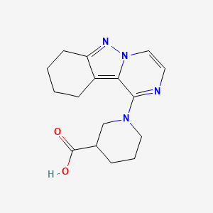 1-(7,8,9,10-Tetrahydropyrazino[1,2-b]indazol-1-yl)piperidine-3-carboxylic acid