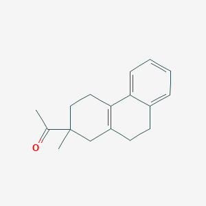 1-(2-Methyl-1,2,3,4,9,10-hexahydrophenanthren-2-YL)ethan-1-one