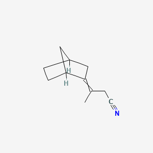 Butanenitrile, 3-bicyclo[2.2.1]hept-2-ylidene-