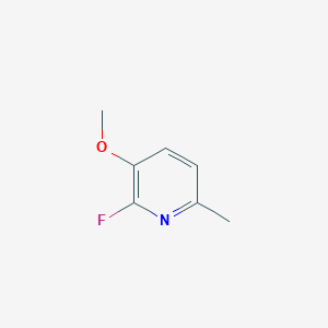 molecular formula C7H8FNO B1446555 2-Fluoro-3-methoxy-6-methylpyridine CAS No. 1211534-01-8
