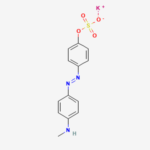 Sulfuric acid, p-((p-methylaminophenyl)azo)phenyl ester, potassium salt