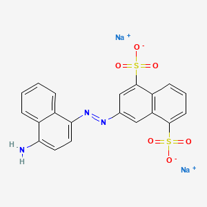 1,5-Naphthalenedisulfonic acid, 3-[(4-amino-1-naphthalenyl)azo]-, disodium salt