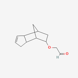 Acetaldehyde, ((3a,4,5,6,7,7a-hexahydro-4,7-methano-1H-inden-6-yl)oxy)-