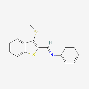 (3-Methylseleno-2-benzo[b]thienylidene)aniline