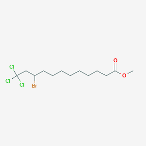 Dodecanoic acid, 10-bromo-12,12,12-trichloro-, methyl ester