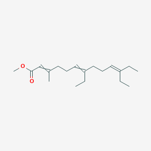 Methyl 7,11-diethyl-3-methyltrideca-2,6,10-trienoate