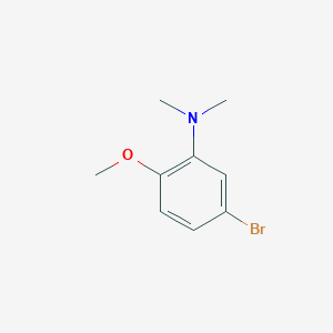 molecular formula C9H12BrNO B1446572 5-溴-2-甲氧基-N,N-二甲基苯胺 CAS No. 1369851-14-8