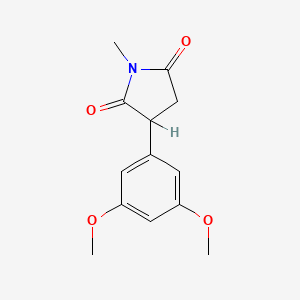 2-(3,5-Dimethoxyphenyl)-N-methylsuccinimide