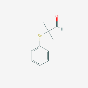 Propanal, 2-methyl-2-(phenylseleno)-