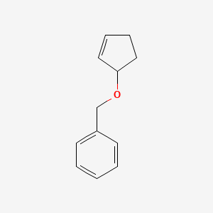 Benzene, [(2-cyclopenten-1-yloxy)methyl]-