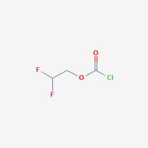 molecular formula C3H3ClF2O2 B1446628 2,2-二氟乙基氯甲酸酯 CAS No. 111022-16-3