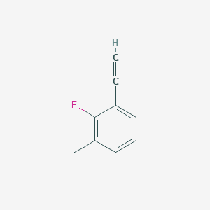 molecular formula C9H7F B1446629 1-乙炔基-2-氟-3-甲基苯 CAS No. 1538321-99-1