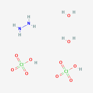 molecular formula Cl2H10N2O10 B14466334 Hydrazine;perchloric acid;dihydrate CAS No. 73497-82-2