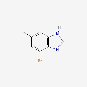 molecular formula C8H7BrN2 B1446637 4-Bromo-6-methyl-3H-1,3-benzodiazole CAS No. 1126824-09-6