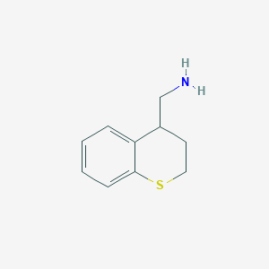 B1446640 3,4-dihydro-2H-thiochromen-4-ylmethanamine CAS No. 1368167-16-1