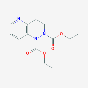 molecular formula C13H17N3O4 B14466444 Pyrido[3,2-c]pyridazine-1,2-dicarboxylic acid, 3,4-dihydro-, diethyl ester CAS No. 69142-87-6