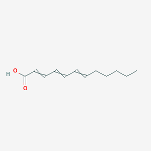 molecular formula C12H18O2 B14466451 Dodeca-2,4,6-trienoic acid CAS No. 71697-03-5