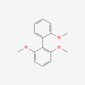 molecular formula C15H16O3 B14466514 2,2',6-Trimethoxy-1,1'-biphenyl CAS No. 70388-58-8