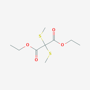 Diethyl bis(methylsulfanyl)propanedioate