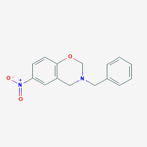 3-Benzyl-6-nitro-3,4-dihydro-2h-1,3-benzoxazine