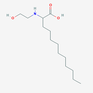 2-[(2-Hydroxyethyl)amino]dodecanoic acid